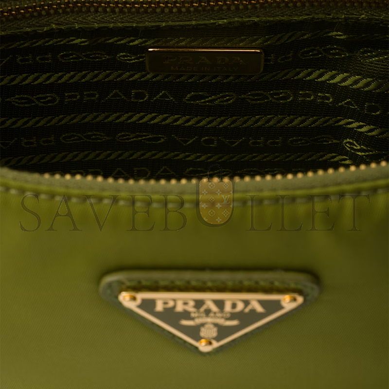 PRADA DEMI-LUNE RE-NYLON SHOULDER BAG 1BH222 (30*13.5*6cm) PRADA DEMI-LUNE RE-NYLON SHOULDER BAG 1BH222 (30*13.5*6cm)